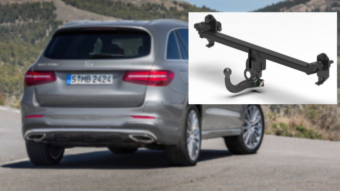 Anhängerkupplung ACPS Oris für den Mercedes GLC (Produktnummer: 051433 / Homologationsnummer: E7 55R-011616).