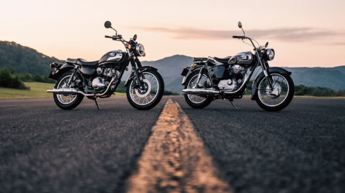 Retrobikes von Kawasaki im Jahr 2025