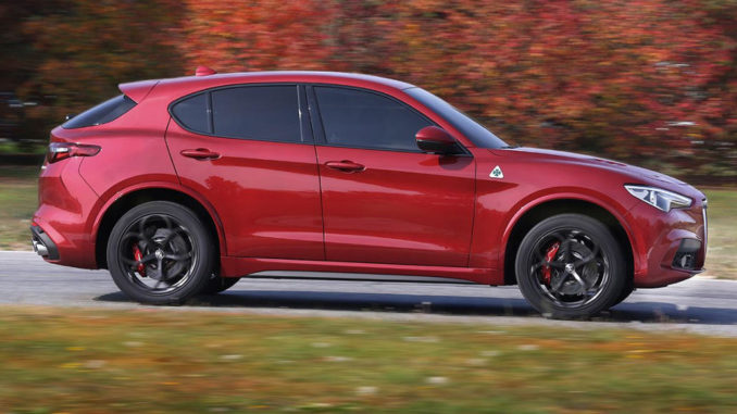 Alfa Romeo Stelvio Quadrifoglio in rostbraun (12/2017)