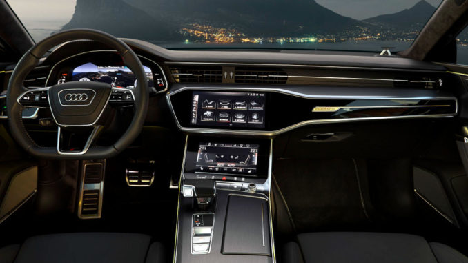 Cockpit eines Audi A7 Sportback von 2018.