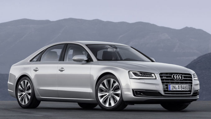 Audi A8 (2013) Standaufnahme Farbe: Florettsilber