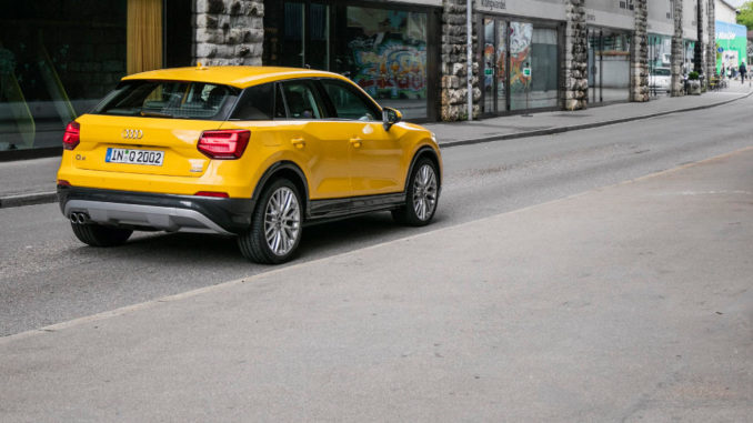 Audi Q2 Standaufnahme 24.06.16, Farbe: Vegasgelb