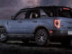 2024 Ford Bronco Sport Black Appearance Package, fotografiert im Oktober 2023 unter einem Nachthimmel in den USA.