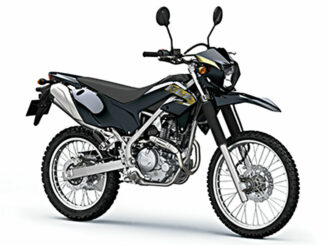 Studioaufnahme einer Kawasaki KLX230ALF