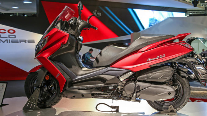 kymco_new_downtown auf der Messe EICMA