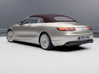 Mercedes-Benz S-Klasse Cabriolet Exclusive Edition, Exterieur: aragonitsilber, Interieur: designo Leder Exclusiv Nappa porzellan/tizianrot, Studioaufnahme von 2018