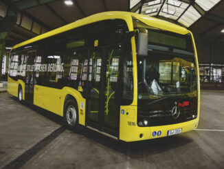 Der erste von 15 vollelektrisch angetriebenen Mercedes Benz eCitaro wird 2019 an die Berliner Verkehrsbetriebe (BVG) ausgeliefert.