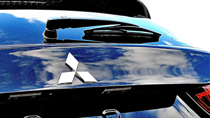 Logo heck rücklichter mitsubishi