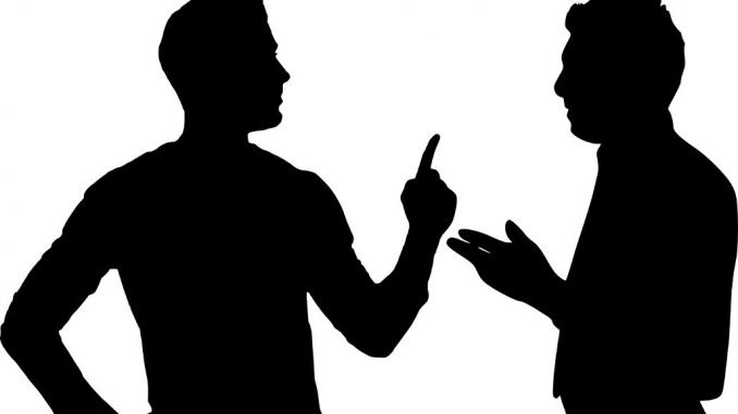 argument mann wütend silhouette