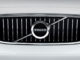 Exterieur, Kühlergrill eines weißen Volvo S90 in Großaufnahme
